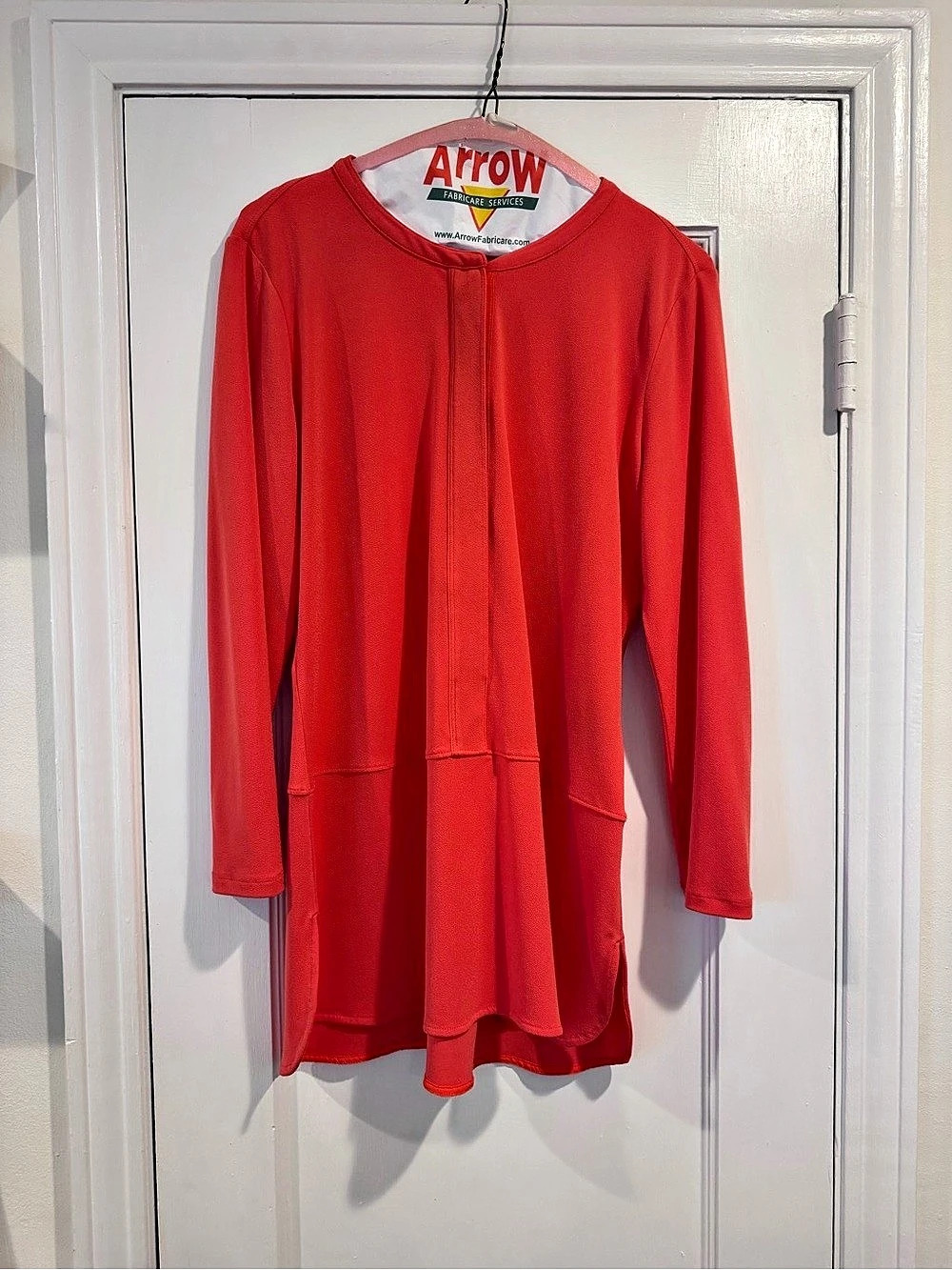 Lauren Ralph Lauren Long Sleeve Tunic in Red Large Like New